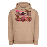 Pigment Burro football granny with leopard Urban Hoodie - Zillion Design Studio