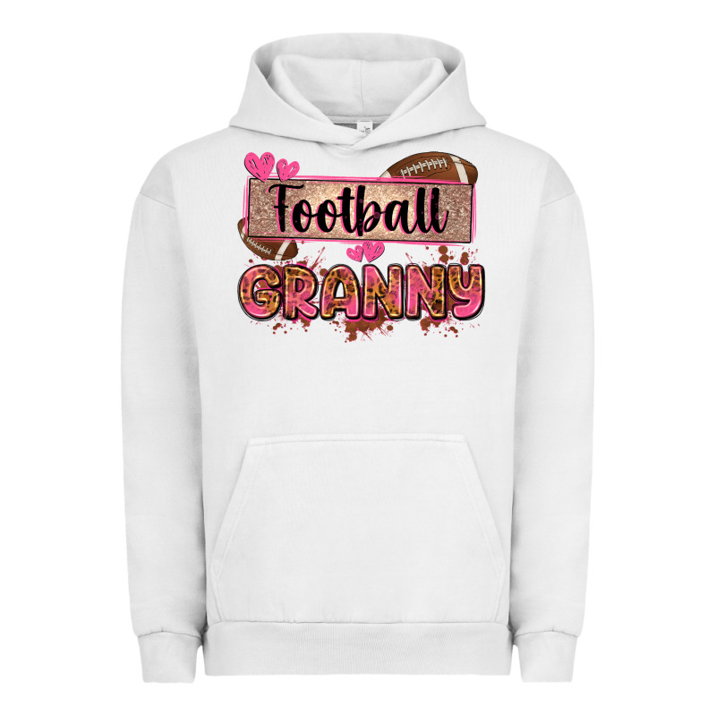 Football Granny With Leopard Urban Hoodie by Zillion Design Studio | Teevron