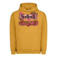Pigment Peanut Butter football granny with leopard Urban Hoodie - Zillion Design Studio