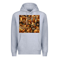 Heather Grey melanin butterfly Premium Hoodie - Zillion Design Studio