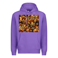 Purple melanin butterfly Premium Hoodie - Zillion Design Studio