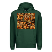 Sports Green melanin butterfly Premium Hoodie - Zillion Design Studio