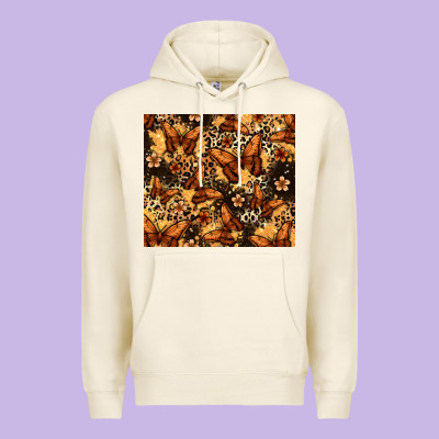Melanin Butterfly Premium Hoodie Designed By Zillion Design Studio
