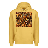 Antique Gold melanin butterfly Premium Hoodie - Zillion Design Studio