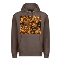 Coffee melanin butterfly Premium Hoodie - Zillion Design Studio