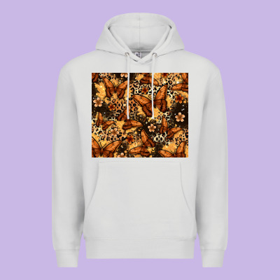 Melanin Butterfly Premium Hoodie Designed By Zillion Design Studio
