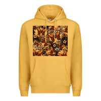 Mustard melanin butterfly Premium Hoodie - Zillion Design Studio