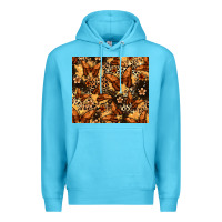 Ocean Blue melanin butterfly Premium Hoodie - Zillion Design Studio