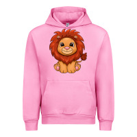 Fuchsia Pink lion Urban Hoodie - texasbilliewilder