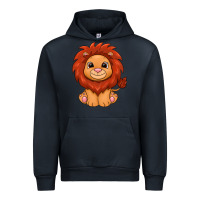 Navy lion Urban Hoodie - texasbilliewilder