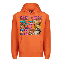 Carrot keep calm and make coffee Premium Hoodie - Zillion Design Studio