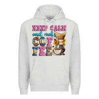 Dove Grey keep calm and make coffee Premium Hoodie - Zillion Design Studio