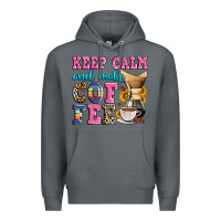 Rock keep calm and make coffee Premium Hoodie - Zillion Design Studio