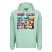 Seafoam keep calm and make coffee Premium Hoodie - Zillion Design Studio