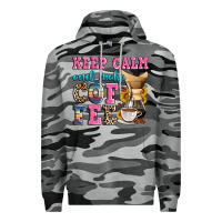 Slate Camo keep calm and make coffee Premium Hoodie - Zillion Design Studio