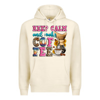 Tofu keep calm and make coffee Premium Hoodie - Zillion Design Studio