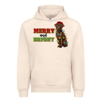 Sandshell merry and bright labrador Urban Hoodie - RanaPortraitStore