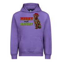 Tulip merry and bright labrador Urban Hoodie - RanaPortraitStore