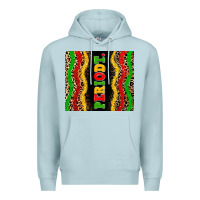 Blue Mist juneteenth periodt Premium Hoodie - Zillion Design Studio