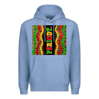 Colony Blue juneteenth periodt Premium Hoodie - Zillion Design Studio