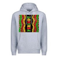 Heather Grey juneteenth periodt Premium Hoodie - Zillion Design Studio