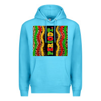 Ocean Blue juneteenth periodt Premium Hoodie - Zillion Design Studio