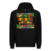 Black juneteenth freedom 1865 Premium Hoodie - Zillion Design Studio