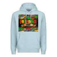 Blue Mist juneteenth freedom 1865 Premium Hoodie - Zillion Design Studio
