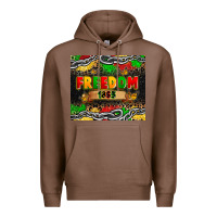 Chestnut juneteenth freedom 1865 Premium Hoodie - Zillion Design Studio