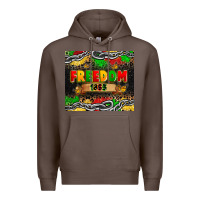 Coffee juneteenth freedom 1865 Premium Hoodie - Zillion Design Studio