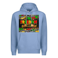 Colony Blue juneteenth freedom 1865 Premium Hoodie - Zillion Design Studio