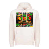 Pale Pink juneteenth freedom 1865 Premium Hoodie - Zillion Design Studio