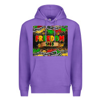 Purple juneteenth freedom 1865 Premium Hoodie - Zillion Design Studio