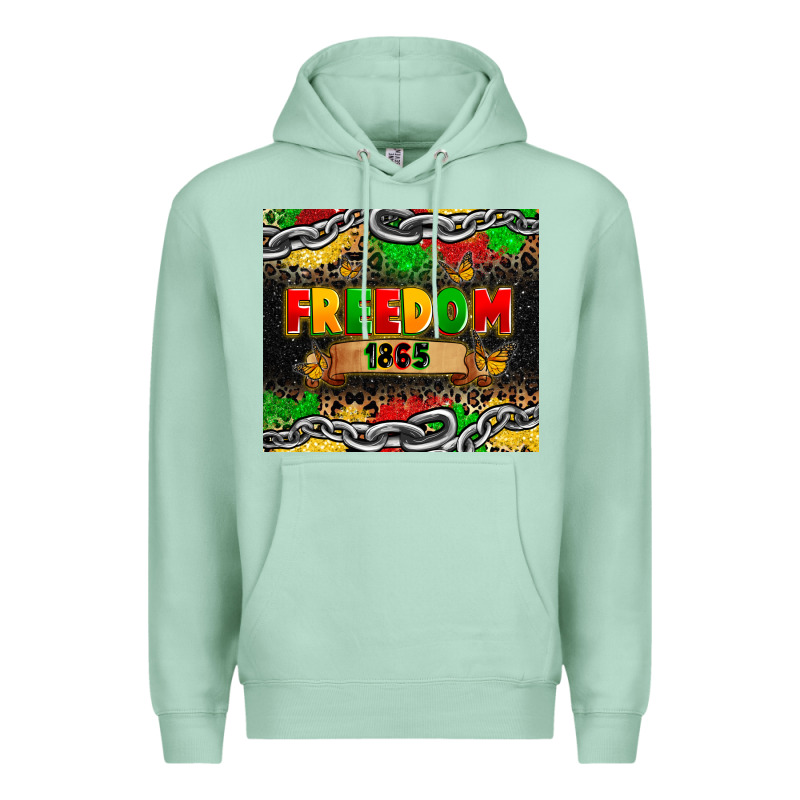 Juneteenth Freedom 1865 Premium Hoodie by Zillion Design Studio | Teevron