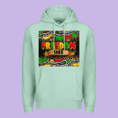 Juneteenth Freedom 1865 Premium Hoodie Designed By Zillion Design Studio
