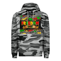 Slate Camo juneteenth freedom 1865 Premium Hoodie - Zillion Design Studio