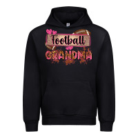 Black football grandma with leopard Urban Hoodie - Zillion Design Studio