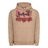 Pigment Burro football grandma with leopard Urban Hoodie - Zillion Design Studio