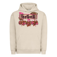Pigment French Oak football grandma with leopard Urban Hoodie - Zillion Design Studio
