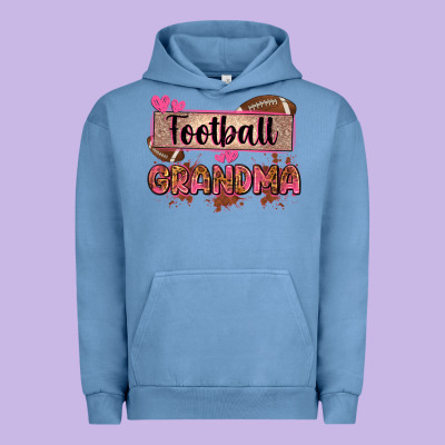 Football Grandma With Leopard Urban Hoodie Designed By Zillion Design Studio