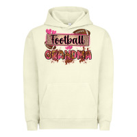 Pigment Pistachio football grandma with leopard Urban Hoodie - Zillion Design Studio
