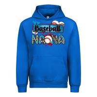 Cobalt baseball nana with leopard Urban Hoodie - Zillion Design Studio