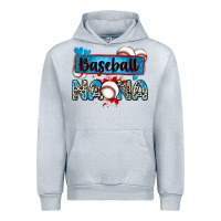 Heather Grey baseball nana with leopard Urban Hoodie - Zillion Design Studio