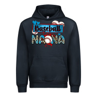 Navy baseball nana with leopard Urban Hoodie - Zillion Design Studio