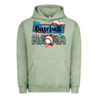 Pigment Oil Green baseball nana with leopard Urban Hoodie - Zillion Design Studio