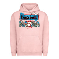 Pigment Salmon baseball nana with leopard Urban Hoodie - Zillion Design Studio
