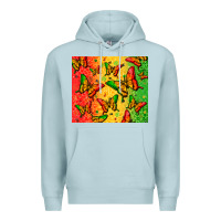 Blue Mist juneteenth butterfly Premium Hoodie - Zillion Design Studio
