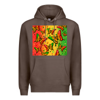 Coffee juneteenth butterfly Premium Hoodie - Zillion Design Studio
