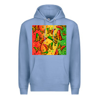 Colony Blue juneteenth butterfly Premium Hoodie - Zillion Design Studio