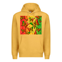 Mustard juneteenth butterfly Premium Hoodie - Zillion Design Studio